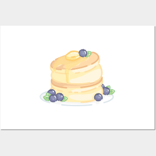 Fluffy Pancake Stack Posters and Art